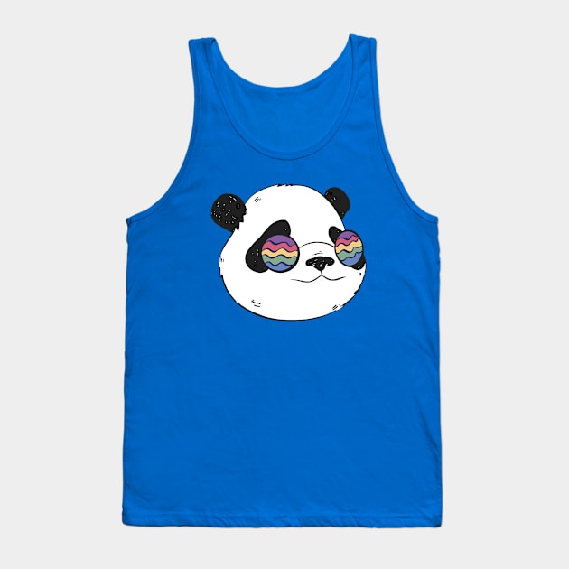 Hippie Panda Tank Top by Bruno Pires